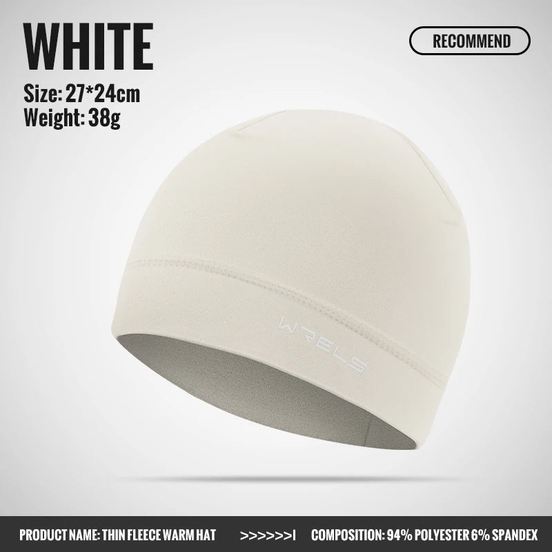 Wrels Thermal Running Beanie Hat – Lightweight Stretch Skull Cap for Sports