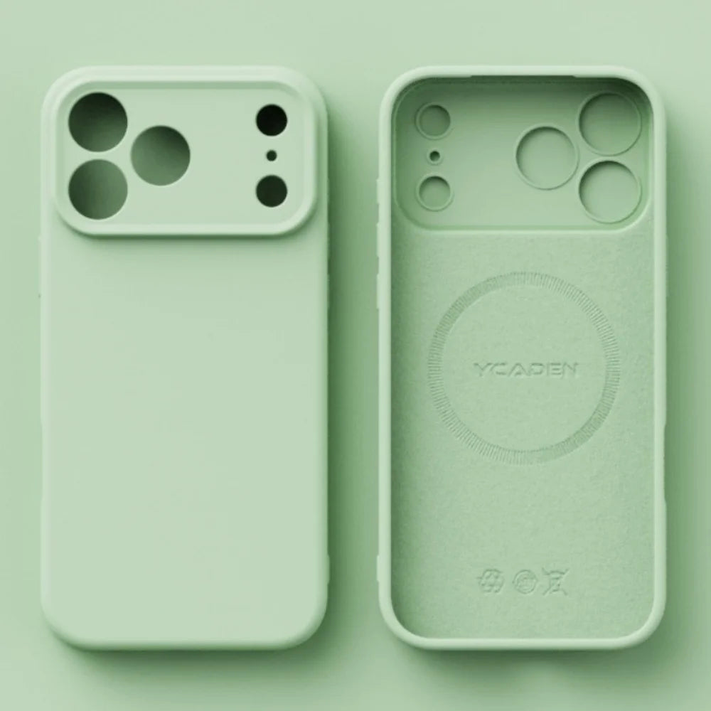 Tpu Shockproof Cover Iphone 17 16 Pro Max 17air 15 14 13 Plus Case Liquid Silicone Original Magsafe
