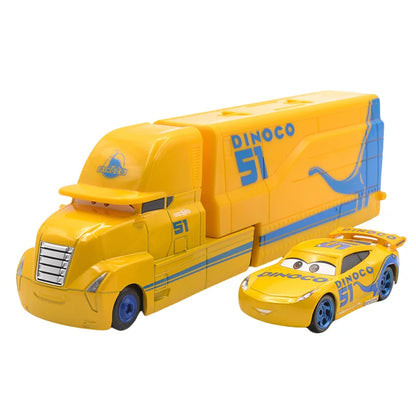 Cars Lightning McQueen Diecast Container Truck Toy