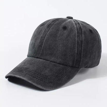 Retro Washed Denim Baseball Cap – Adjustable Unisex Sun Hat