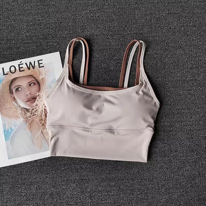 Women's Push-Up Sports Bra – Breathable Gym Crop Top