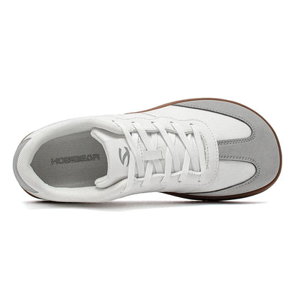 Wide Toe Minimalist Sneakers – Unisex Lace-Up Casual Walking Shoes