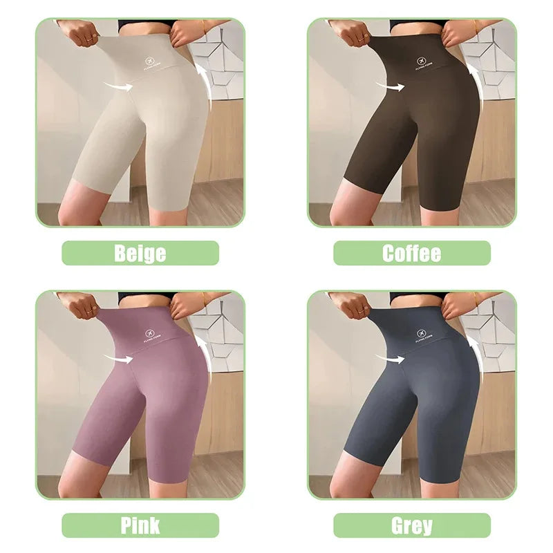 High Waist Biker Shorts for Women – Push Up Gym Cycling Yoga Leggings