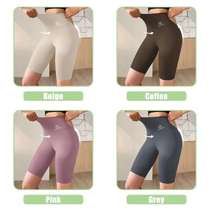 High Waist Biker Shorts for Women – Push Up Gym Cycling Yoga Leggings
