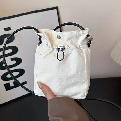 Mini Nylon Crossbody Bag Women's Phone Purse