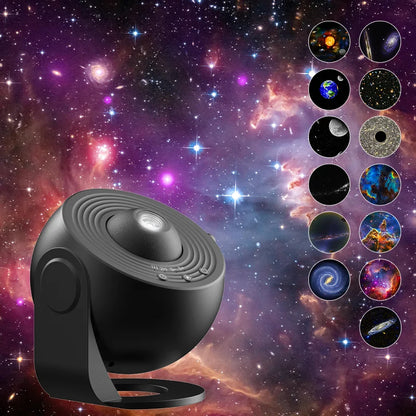 Night Light Galaxy Projector Starry Sky Rotate Planetarium Lamp Room Decoration Holiday Gifts