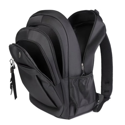 Oxford Laptop Backpack – Durable Multi-Zipper Work Bag for Men & Women