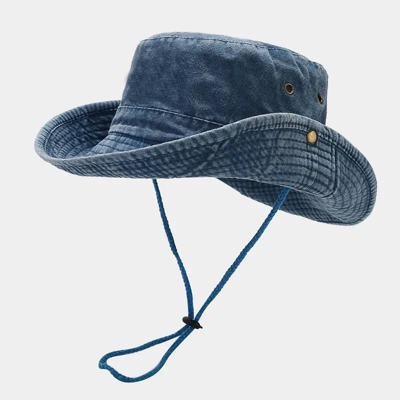 Cotton Bucket Hat – Outdoor Sun Hat for Men & Women