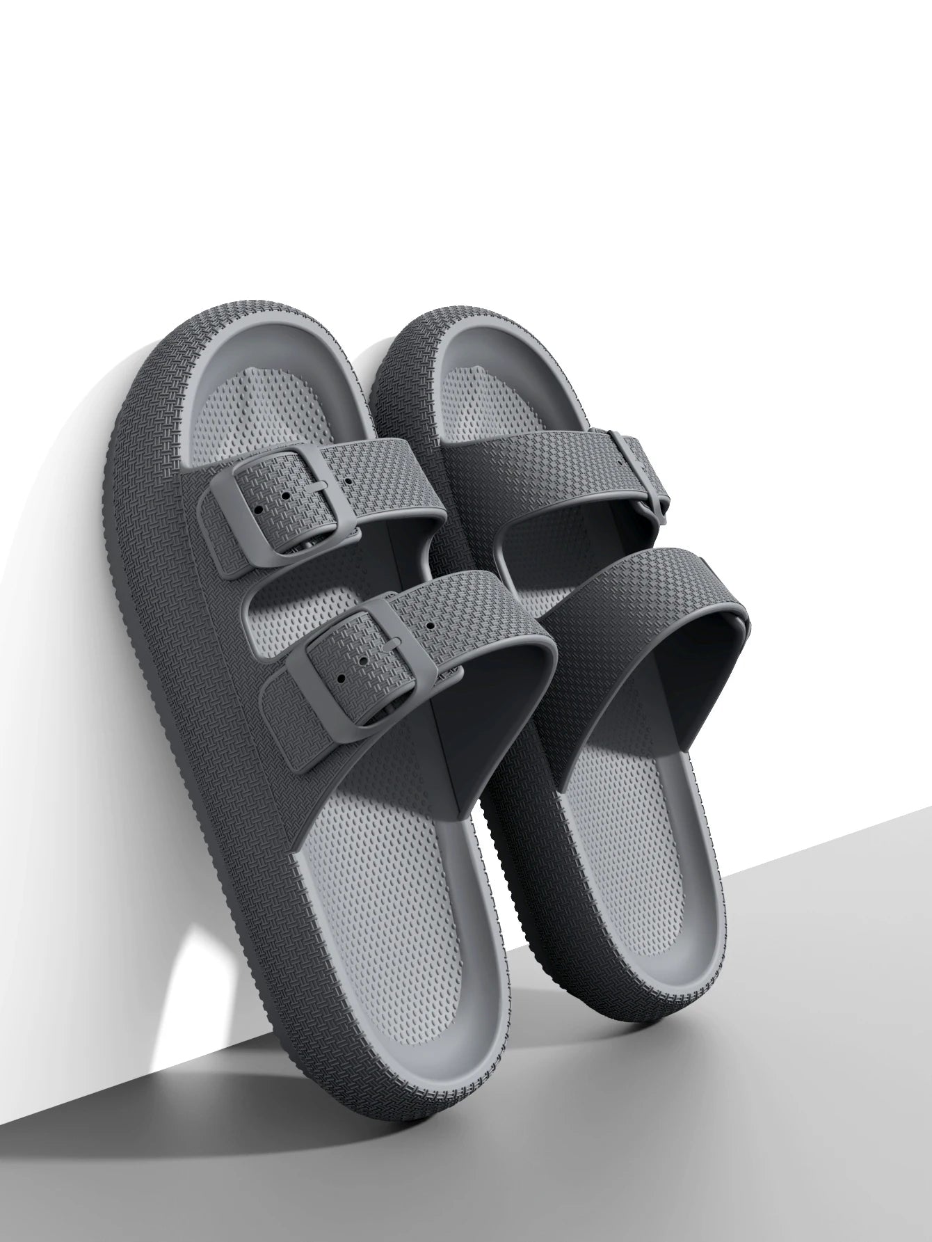 Men S Outdoor Thick Sole Sandals - Non-Slip Shower Slippers Bathroom - Thick
