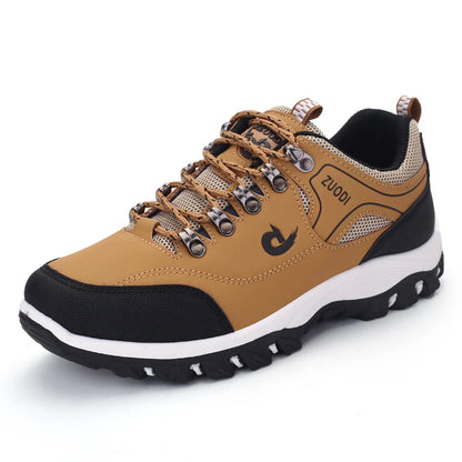 Men's Non-Slip Slip-On Hiking Shoes – Comfortable Outdoor Walking Sneakers