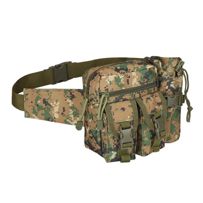 Tactical Waist Bag with Detachable Water Bottle Holder