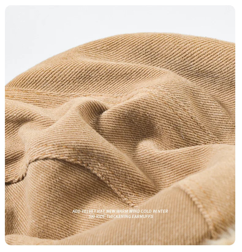 Russian Ushanka Trapper Hat – Faux Fur Bomber Cap with Ear Flaps