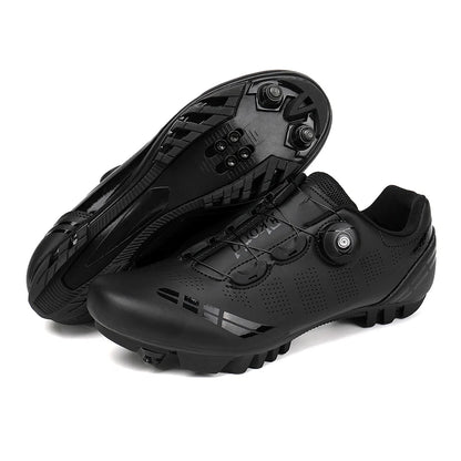 Cycling Shoes Unisex MTB Road Bike Lock Shoes Breathable Non-Slip