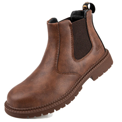 Steel Toe Safety Boots Men – Waterproof Chelsea Work Boots