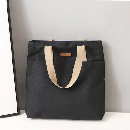 Large Canvas Tote Bag – Women's Everyday Shoulder Handbag