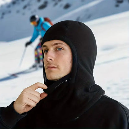Fleece Balaclava Thermal Hood Hat – Windproof Winter Ski Mask for Men & Women