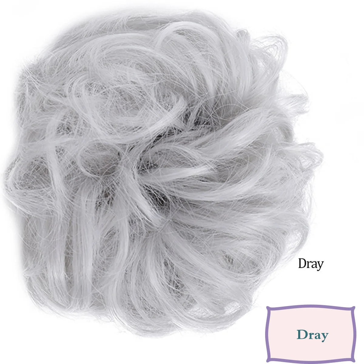Synthetic Messy Hair Bun Chignon Scrunchies Fake Band Braid Elastic Hairpiece Tail Donut Updo Pieces