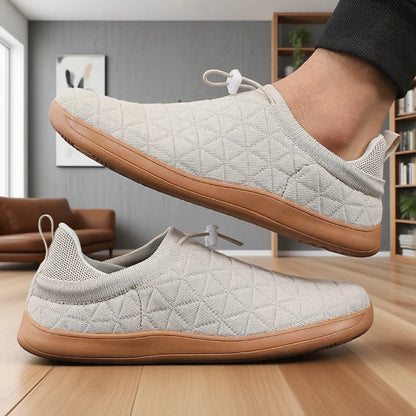 Men's Wide Barefoot Sneakers Breathable Mesh Zero Drop