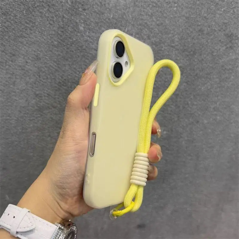 Soft Matte Candy Transparent Phone Case Iphone 17 16 Pro Max 15 14 13 12 11 Xs X 7 8 Plus 16e Hand