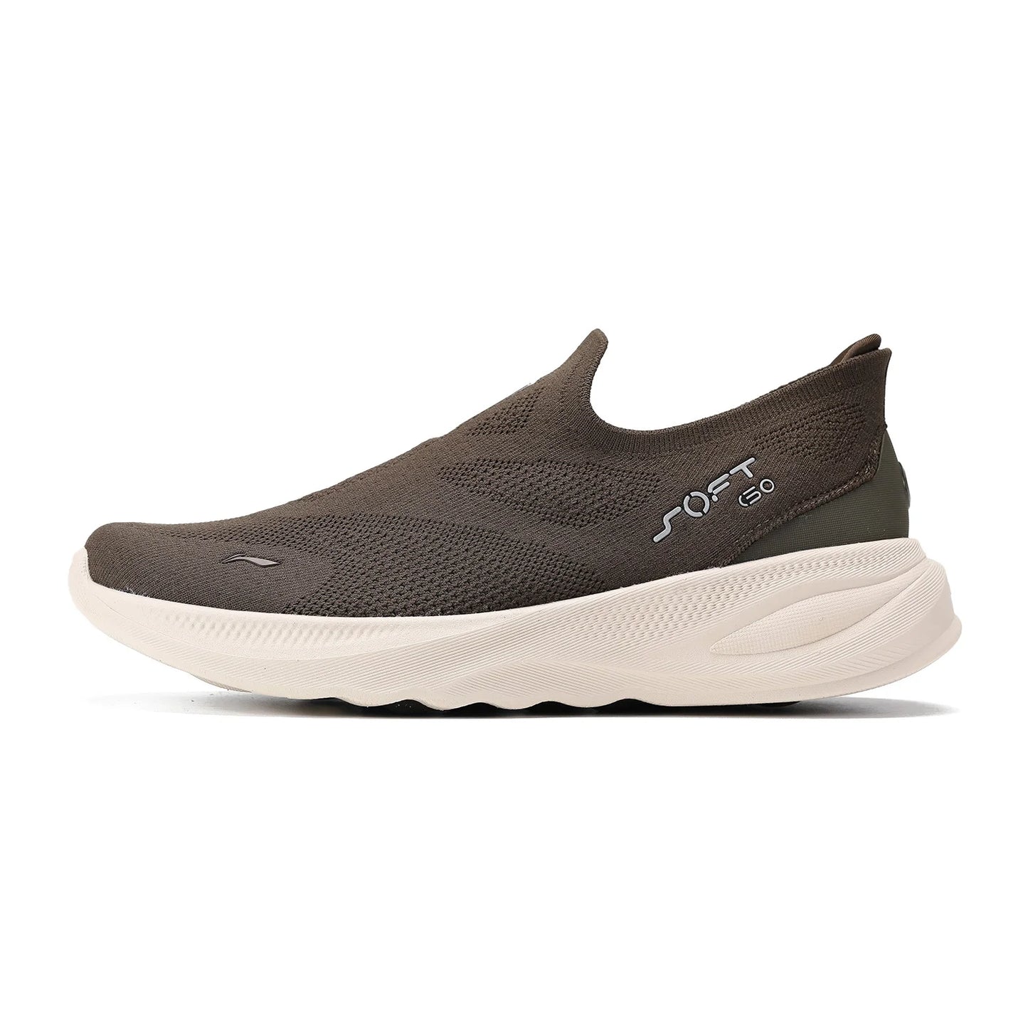 Slip-On Walking Shoes – Li-Ning Soft Go 2 Men's Knit Sneakers