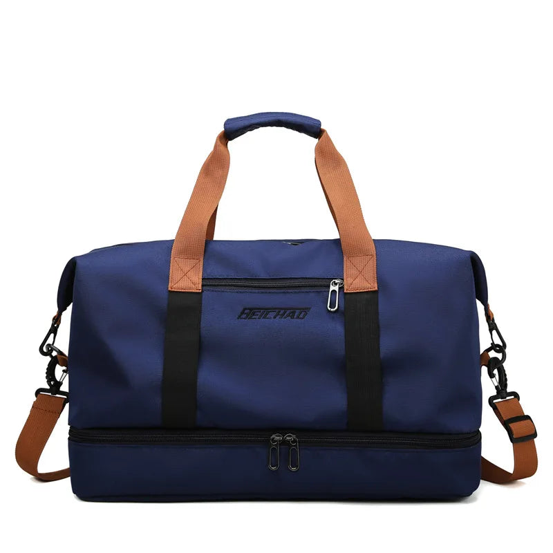 Gym Duffle Bag – Travel & Fitness Weekender with Shoe Compartment