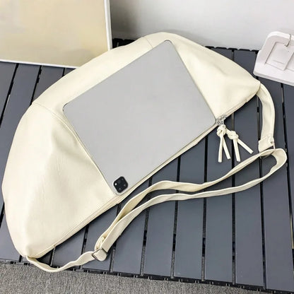 Dumpling Crossbody Bag – Large Capacity PU Leather
