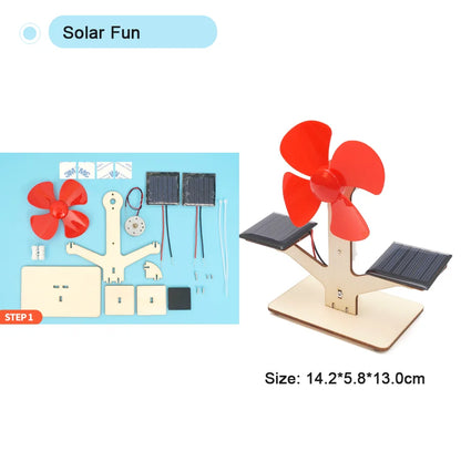 DIY STEM Science Experiment Kit for Kids – Handmade Assembly Model Toy (32 Designs)