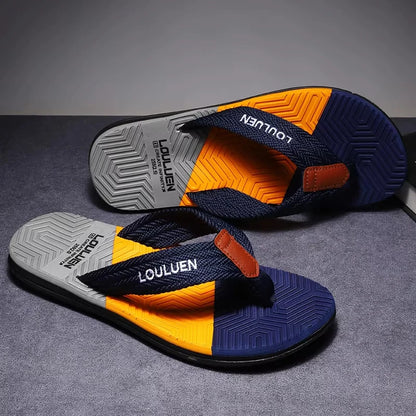 Men Flip Flops Summer Beach Breathable Casual Slippers Outdoor