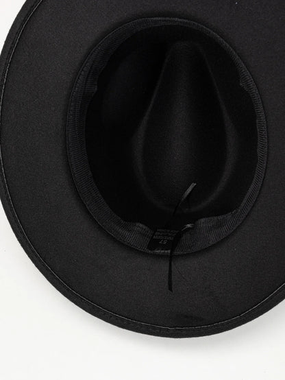 Wide Brim Wool Fedora Hat – Unisex Jazz Panama Hat