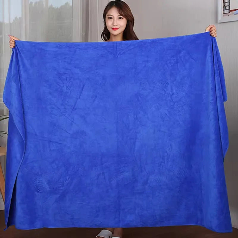Large Soft Absorbent Bath Towel – Double-Sided, Non-Linting