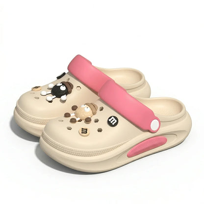 Women's 3D Charm Clogs – Cushioned EVA Garden Sandals