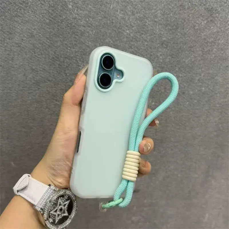 Soft Matte Candy Transparent Phone Case Iphone 17 16 Pro Max 15 14 13 12 11 Xs X 7 8 Plus 16e Hand