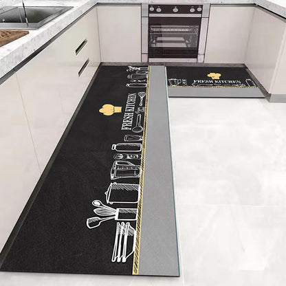 Anti-Slip Kitchen Floor Mat Set – Soft Washable Area Rug for Kitchen, Bedroom & Hallway