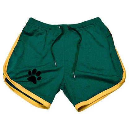 Men's Mesh Running Shorts Breathable Gym Fitness Short Pants