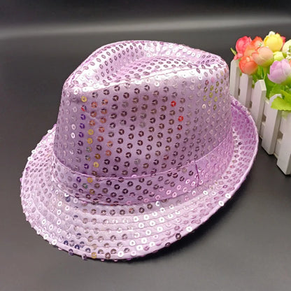 Sequin Jazz Fedora Hat – Party, Dance & Cosplay