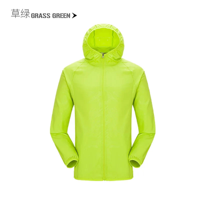 Waterproof Rain Jacket for Men & Women – Quick Dry Outdoor Coat