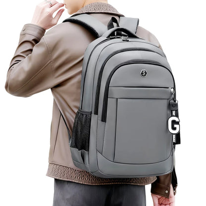 Oxford Laptop Backpack – Durable Multi-Zipper Work Bag for Men & Women