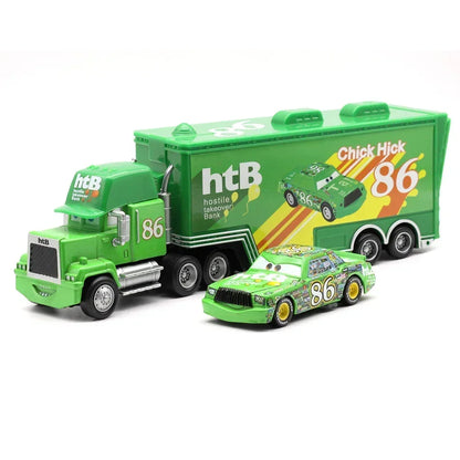 Pixar Cars Die-Cast Toy – Lightning McQueen, King & Ramirez