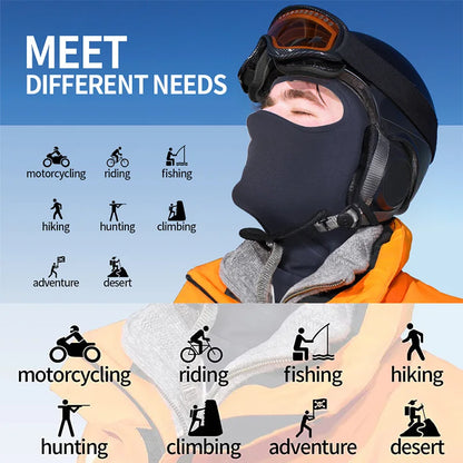 Full Face Balaclava Ski Mask – Neck Gaiter Hood