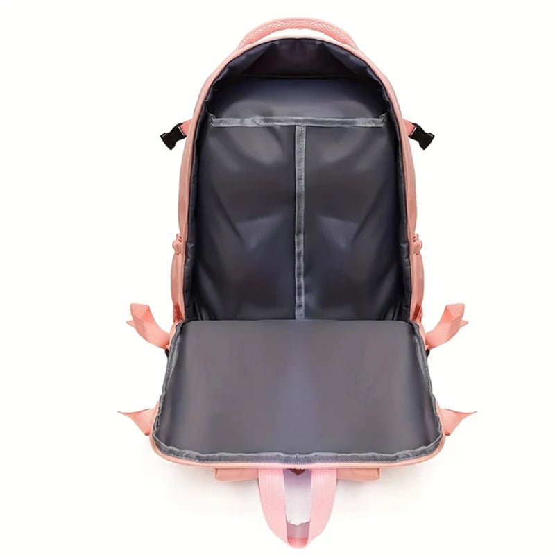 Lightweight Casual Backpack with Adjustable Straps & Multiple Pockets