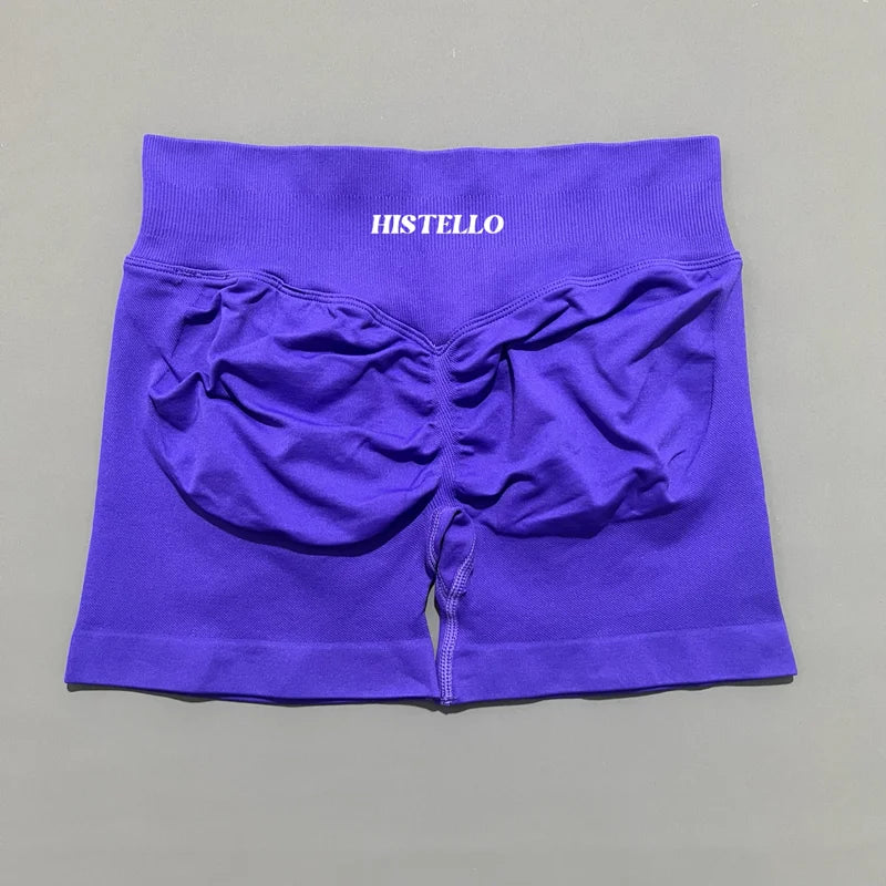 Women's Seamless High-Waist Workout Shorts – Yoga & Gym