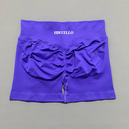 Women's Seamless High-Waist Workout Shorts – Yoga & Gym