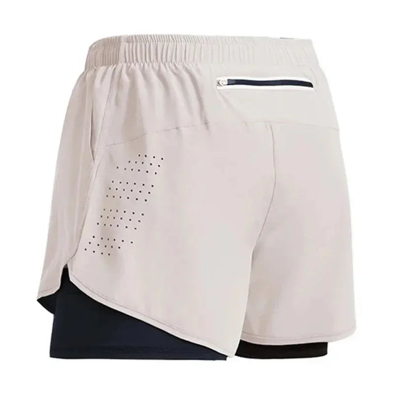 Men's 2-in-1 Running Shorts – Quick-Dry Gym & Training