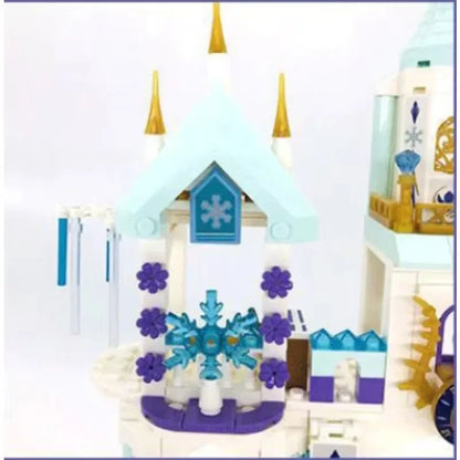 Frozen Princess Snow Castle Building Blocks Set – 360 Pcs DIY Toy