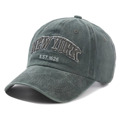 New York Washed Cotton Baseball Cap – Unisex Dad Hat