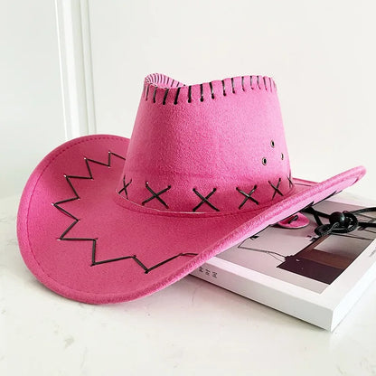 Western Cowboy Hat – Unisex Cowgirl Hat for Women & Men
