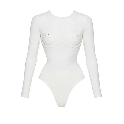 Women's 2-Piece Bodysuit & Sequin Skirt Set