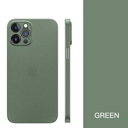 0 2mm Ultra Thin Matte Pp Case Iphone 11 12 13 14 15 Pro X Xr Xs Max Mini 7 8 Plus Se 2020 Clear