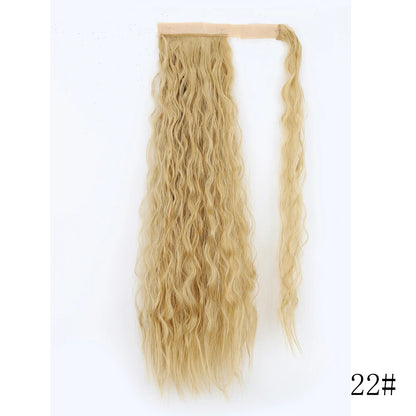 Wrap Around Ponytail Extension – Long Straight Synthetic Clip-In