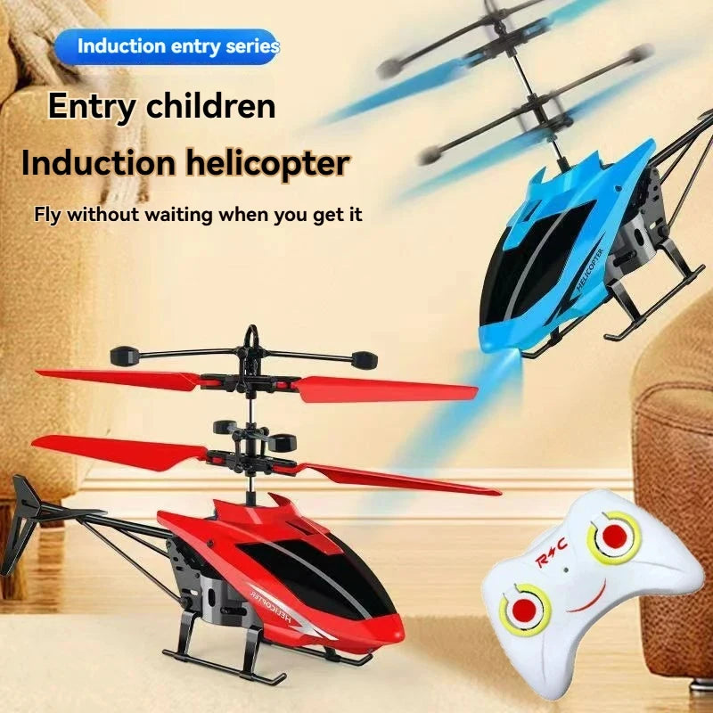 Mini RC Helicopter Toy for Kids – Rechargeable Remote Control